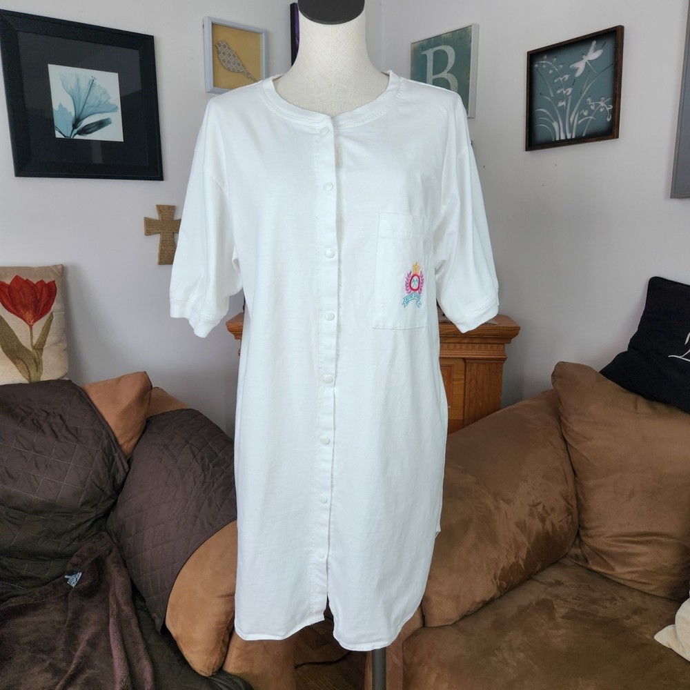 Gloria Vanderbilt Beachwear Snap Front Swimsuit Cover